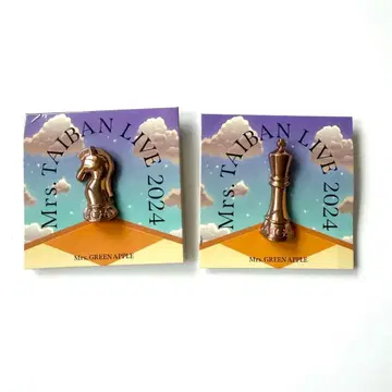 Mrs. GREEN APPLE 합동 라이브 공연 밴드 라이브 핀 배지