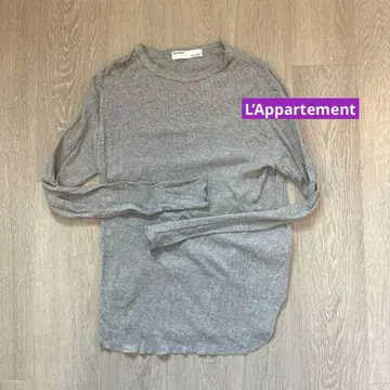 [ L'Appartement ] RIB LONGSLEEVE T-SHIRT