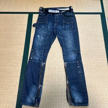 ppfm 00s archive Y2K BONDAGE PANTS 플레어