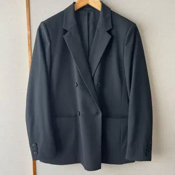 [ UNIQLO ] 더블 자켓 블랙 M