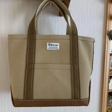ORCIVAL 베이지 브라운 토트백