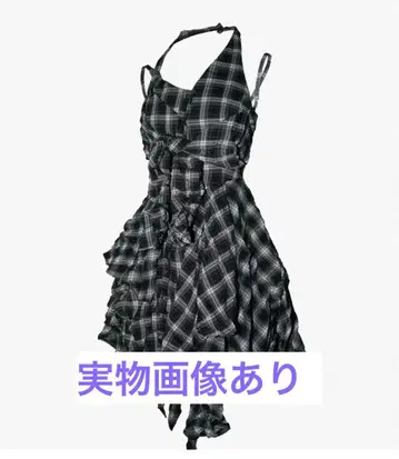 24시간 이내 발송 S layered dress bug check