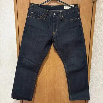 EVISU 다크 데님 청바지 32X34