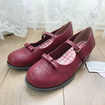 LL 빨간색 시마무라 산리오 아오키 미사코 키티 스트랩 신발