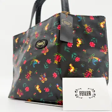 [ 미사용품 택 포함 ] 페이러 하이디 패턴 PVC 런치백 핸드백