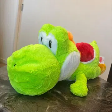 새상품급 슈퍼 마리오 빅 사이즈 푹신 봉제 인형 요시 그린