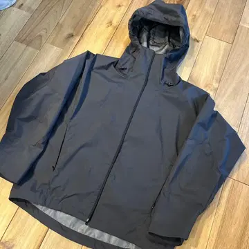 착용 극소 FREAK'S STORE 후드 부착 나일론 자켓