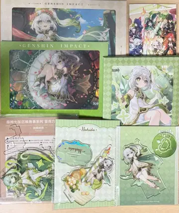 원신 나히다 굿즈 세트 아크릴 스탠드 색지