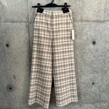 [ 40%OFF ] Miss edi 에디짱 체크 무늬 와이드 팬츠