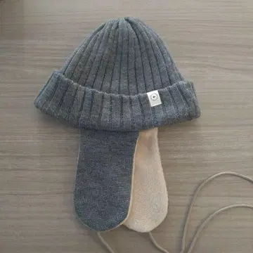 [새상품급] 헬로 코모디티 그레이 귀도리 니트 모자