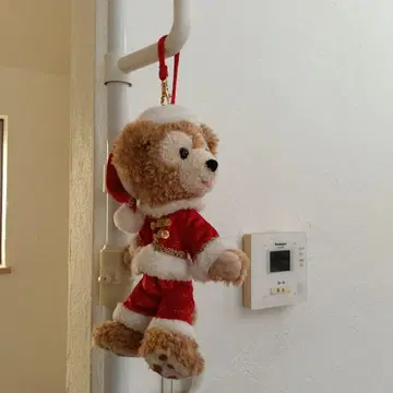 더피 산타 봉제 인형 스트랩 & 소품함 포함