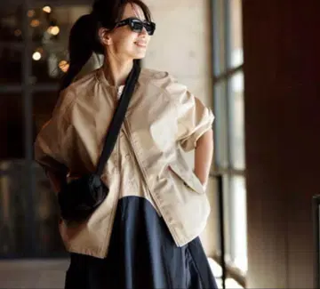 FORME 히가시하라 아키 씨 MOTHER 발수 블루종 베이지