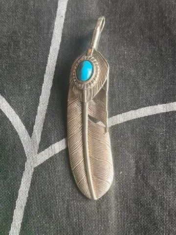 상은 은줄 터콰이즈 페더 S925