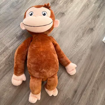 호기심 많은 조지 큰 봉제 인형 약 65cm