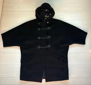 츠모리치사토 후드 부착 더플 코트