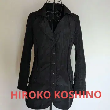 [ HIROKO KOSHINO ] 블랙 롱 자켓