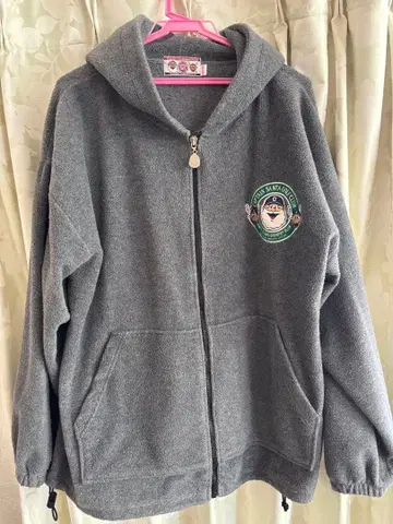 캡틴 S.A. 골프클럽 플리스 후드티 그레이 빈티지