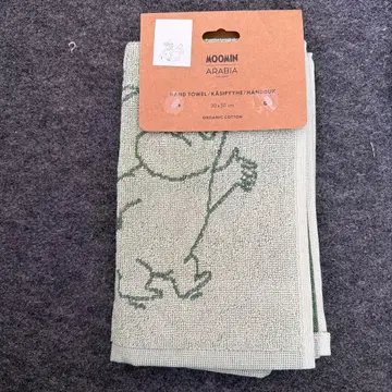무민 핸드 타월 30x50cm 오가닉 코튼