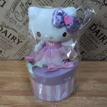 산리오 뽑기 헬로키티 벌스데이 봉제 인형 수납 박스