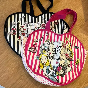 앨리스 인 원더랜드 하트 토트백 (TDL) 2개 세트