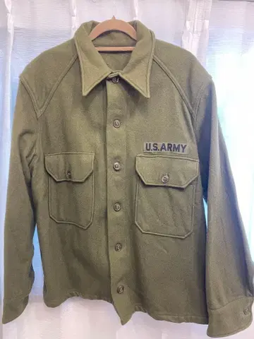 50s U.S. ARMY OG-108 전반기 울 셔츠 올리브 그린