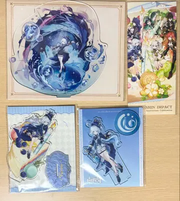 원신 프리나 굿즈 세트 아크릴 스탠드 색지 카드