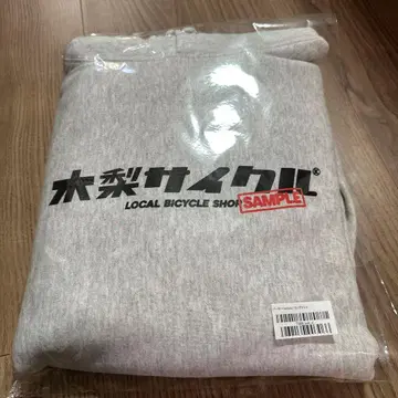 기나시 사이클 sample 로고 후드티 아쉬