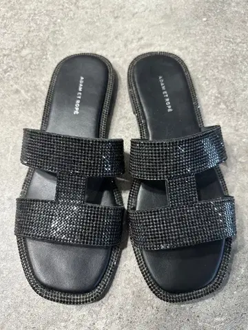 ADAM ET ROPE 샌들 블랙