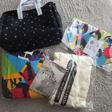 아라시 백 후드티 담요 마스크 세트