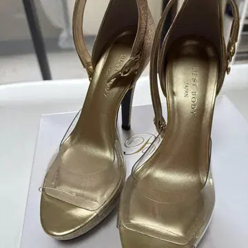 BEST BODY 골드 하이힐 23cm