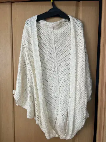 LIZLISA 레이스 가디건 7부 기장