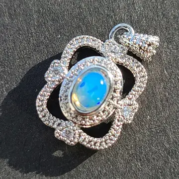 에티오피아 천연 오팔 펜던트 탑