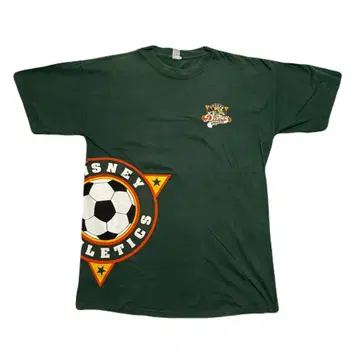 90s DISNEY ATHLETICS 디즈니 T셔츠 L 축구