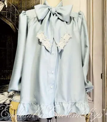 Enchantlic EnchantilIy 노블 리본 타이 블라우스