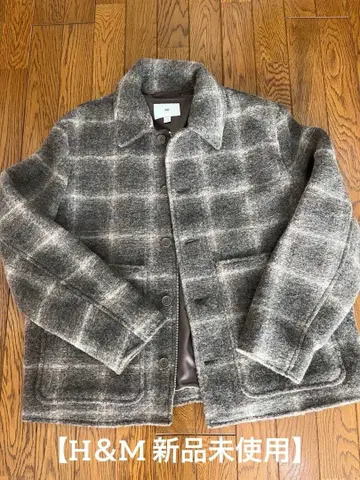 H&M 체크 무늬 자켓 L 미사용 새상품 가격 인하 협상 가능