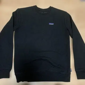 새상품급! patagonia 로고 맨투맨 레귤러핏 남성용 S 블랙