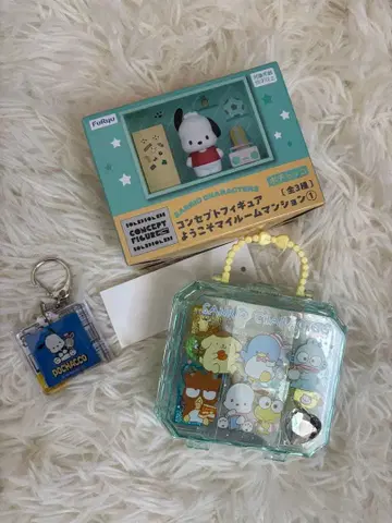 산리오 컨셉 피규어 어서 와 마이룸 맨션 포차코 스탬프
