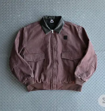 L2139 가죽 칼라 디트로이드 자켓 L (red) 지하인 ONLINE