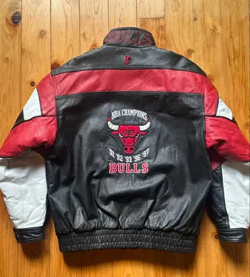 시카고 불스 가죽 자켓 NBA 챔피언