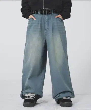 MSG 와이드 레그 데님 팬츠