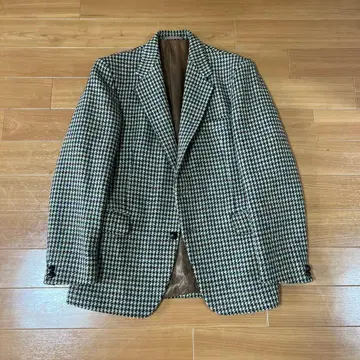 해리스 트위드 테일러드 자켓