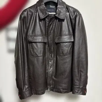 남성용 가죽 블루종