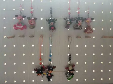 원피스 초파 기후현 호쿠리쿠 지역 특산 스트랩 9개 세트