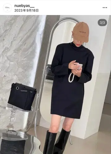 새상품 NUEbyAS 미니 원피스