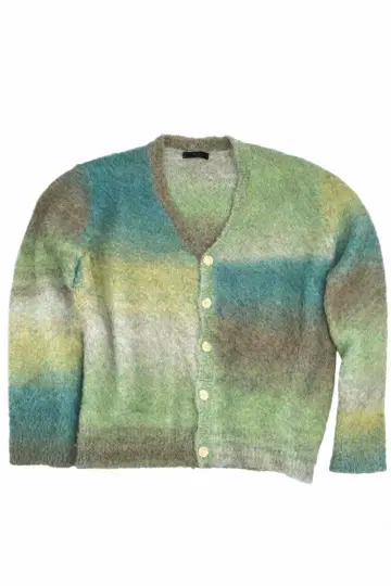 그라데이션 니트 가디건 (V넥 코튼)