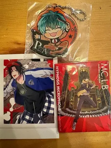 히프노시스 마이크 굿즈 세트 아크링 키링 카드 3점