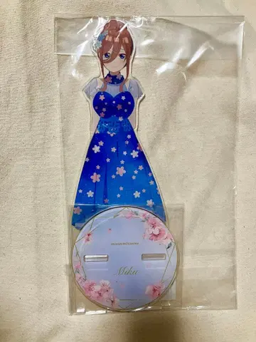 5등분의 신부 미쿠 아크릴 스탠드 벚꽃 드레스