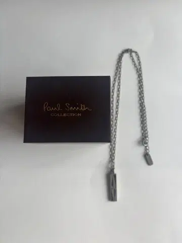 폴스미스 Paul Smith 직사각형 펜던트 목걸이