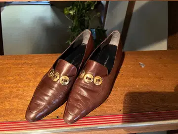 [ 2월 말 발송 ] Pinky & Dianne 브라운 가죽 신발