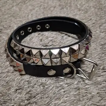 666 2연 스터드 벨트